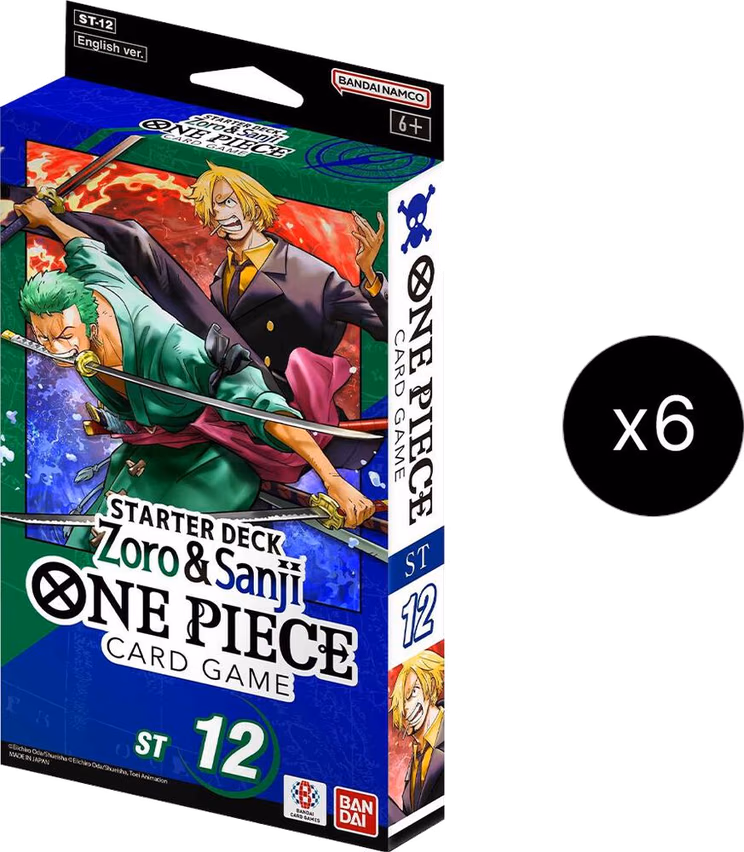 One Piece Starter Deck 12: Zoro and Sanji Display