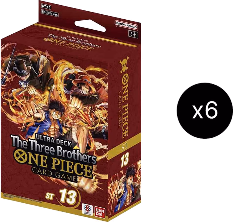 One Piece Ultra Deck: The Three Brothers Display