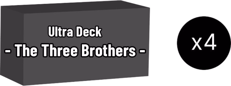 One Piece Ultra Deck: The Three Brothers Display Case