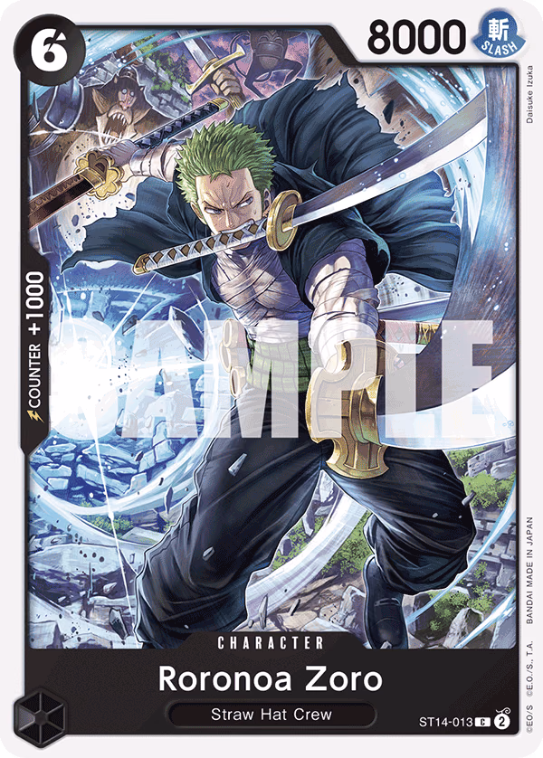 Roronoa Zoro One Piece card (ST14-013, Starter Deck 14: 3D2Y)