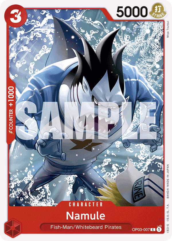 Namule (Reprint) One Piece card (OP03-007, Starter Deck 15: RED Edward.Newgate)
