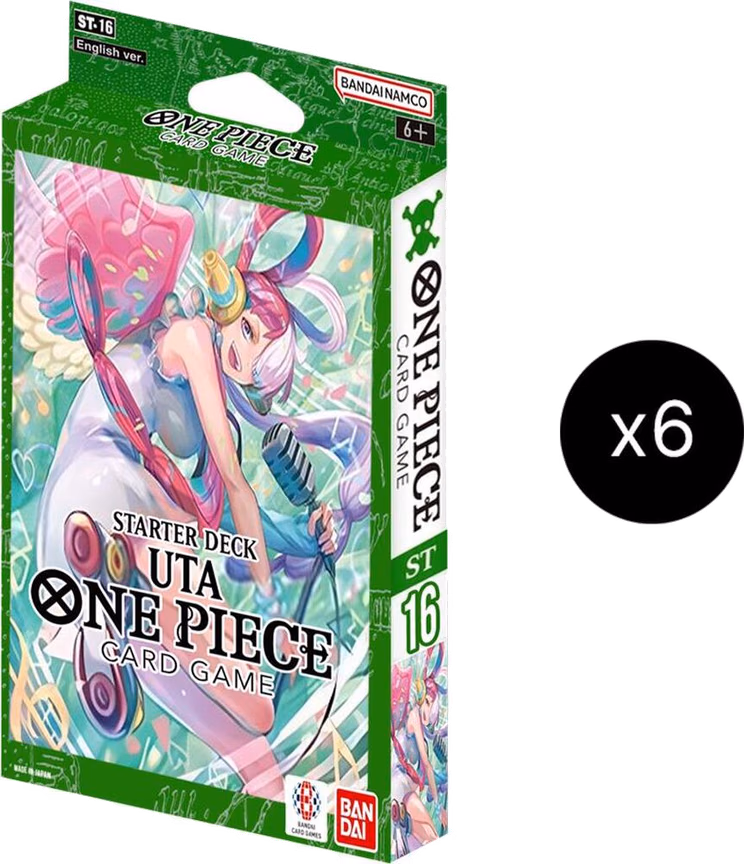 One Piece Starter Deck 16: GREEN Uta Display