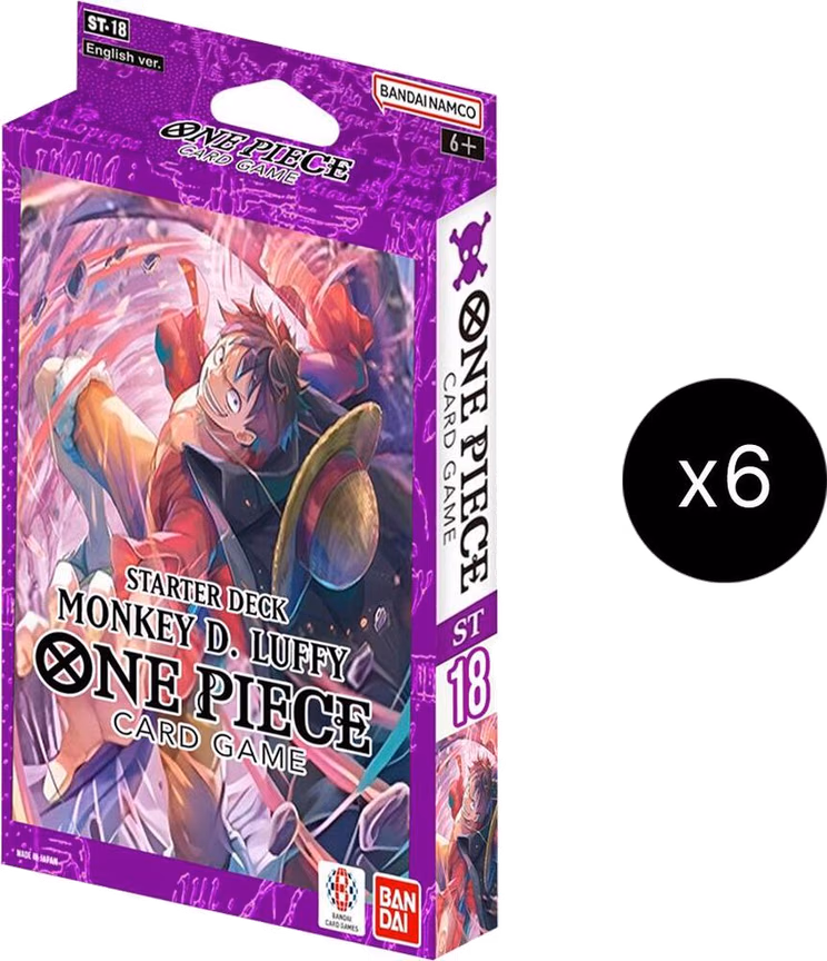 One Piece ST-18: Starter Deck 18 PURPLE Monkey.D.Luffy Starter Deck 18: PURPLE Monkey.D.Luffy Display