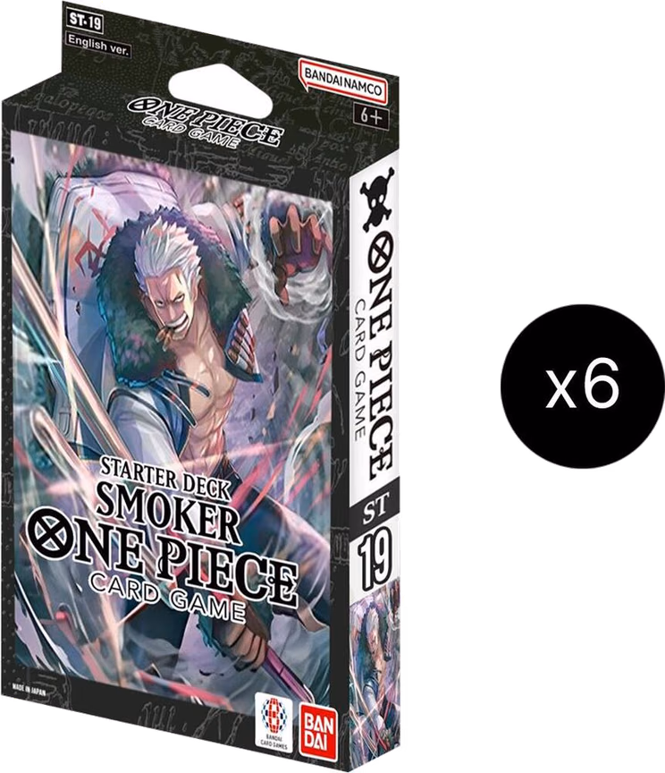 One Piece ST-19: Starter Deck 19 BLACK Smoker Starter Deck 19: BLACK Smoker Display
