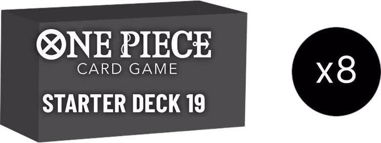 One Piece ST-19: Starter Deck 19 BLACK Smoker Starter Deck 19: BLACK Smoker Display Case