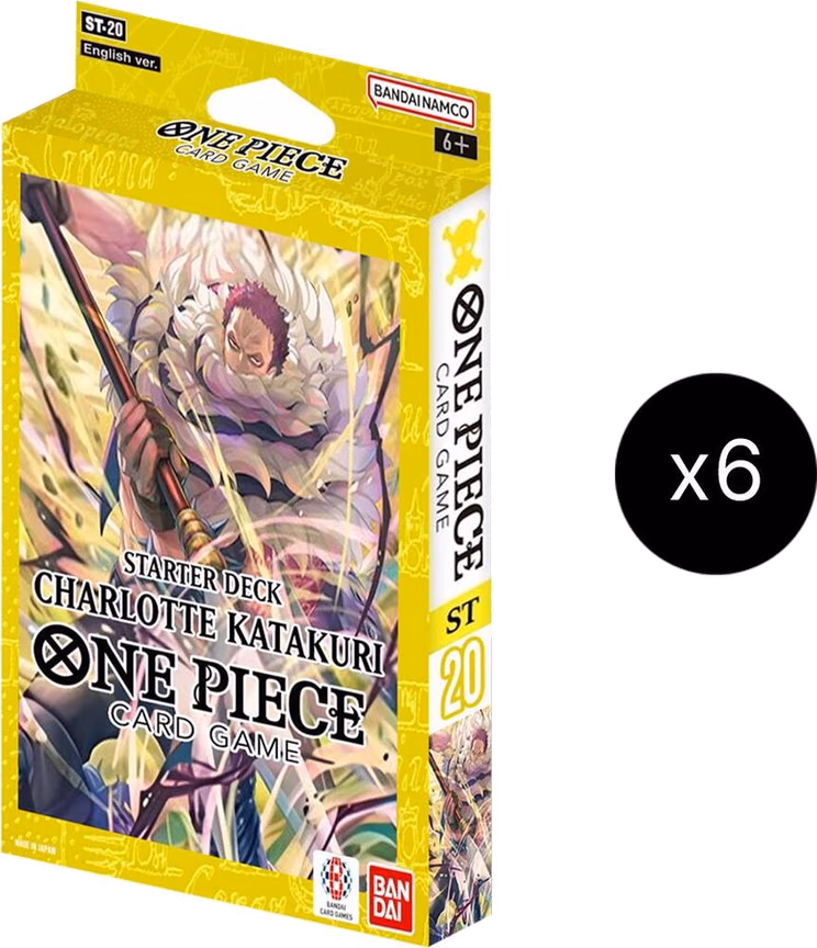 One Piece Starter Deck 20: YELLOW Charlotte Katakuri Display