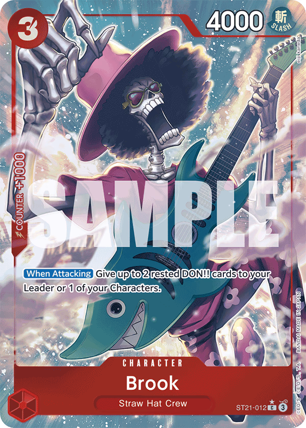 Brook (Parallel) One Piece card (ST21-012, Starter Deck EX: Gear 5)