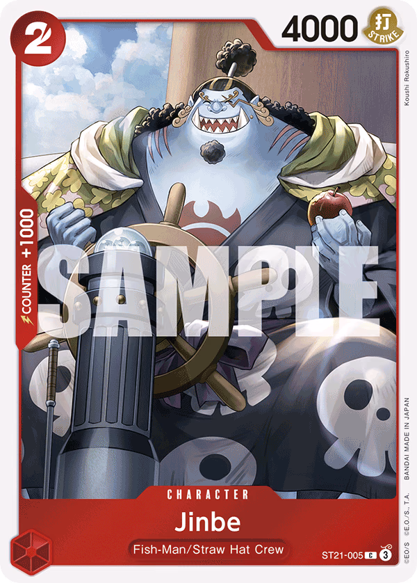 Jinbe One Piece card (ST21-005, Starter Deck EX: Gear 5)