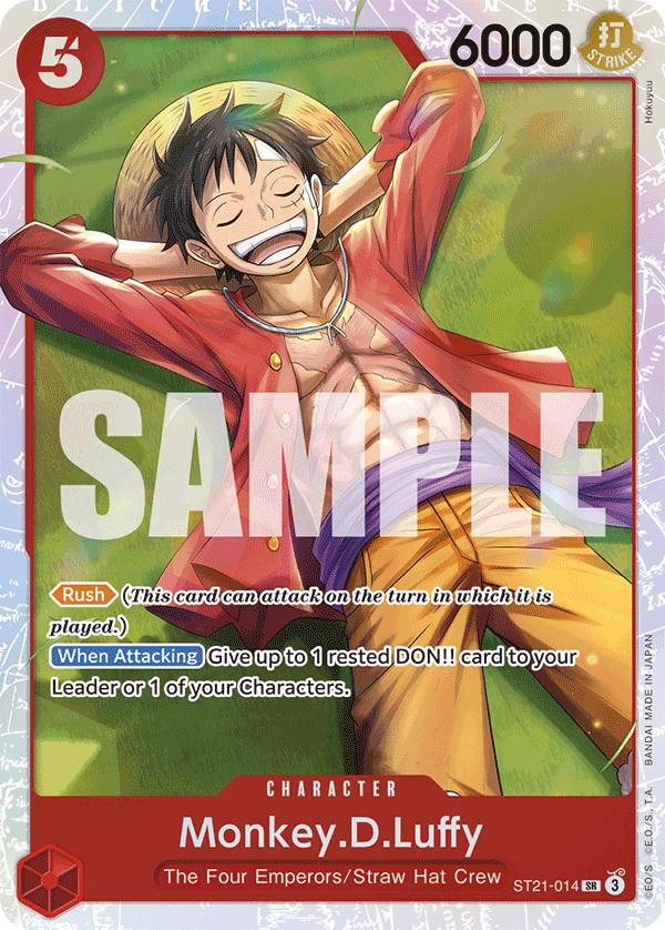 Monkey.D.Luffy One Piece card (ST21-014, Starter Deck EX: Gear 5)