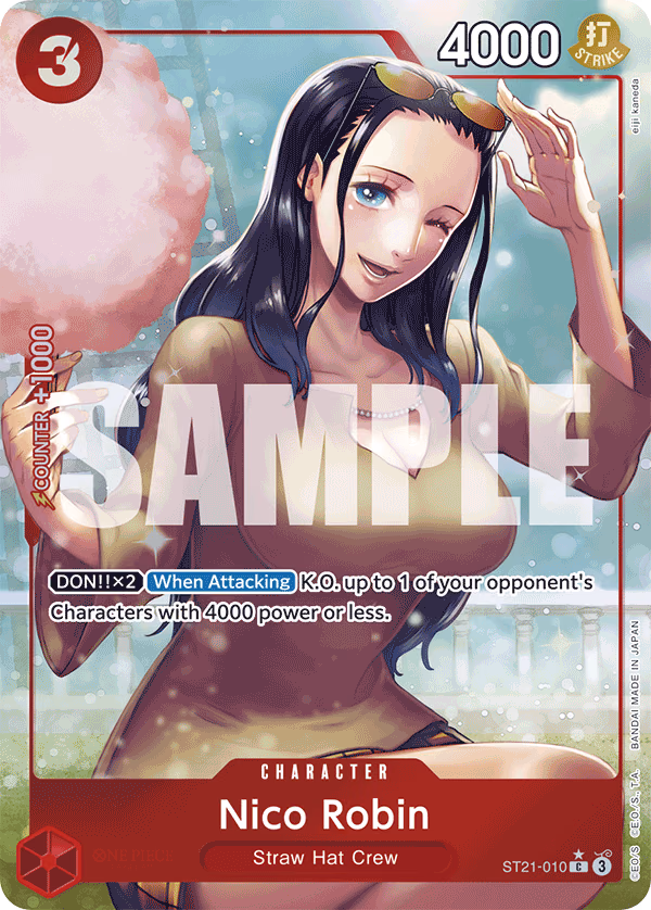 Nico Robin (Parallel) One Piece card (ST21-010, Starter Deck EX: Gear 5)