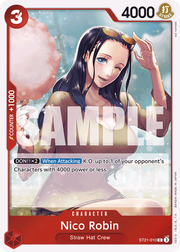 Nico Robin One Piece card (ST21-010, Starter Deck EX: Gear 5)