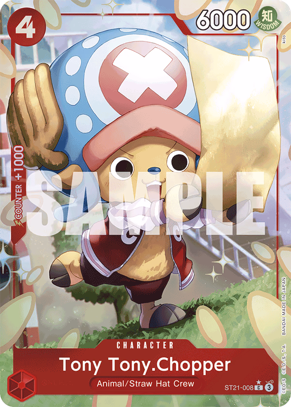 Tony Tony.Chopper (Parallel) One Piece card (ST21-008, Starter Deck EX: Gear 5)