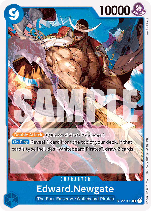 Edward.Newgate One Piece card (ST22-003, Starter Deck 22: Ace & Newgate)