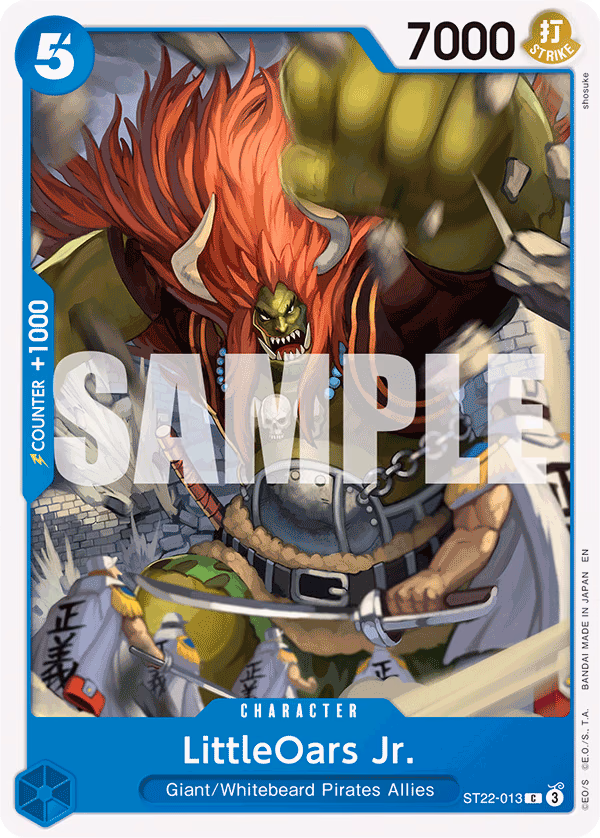 LittleOars Jr. One Piece card (ST22-013, Starter Deck 22: Ace & Newgate)
