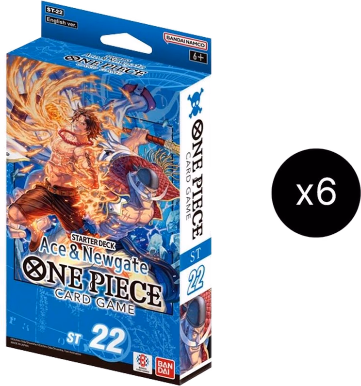One Piece Starter Deck 22: Ace & Newgate Display