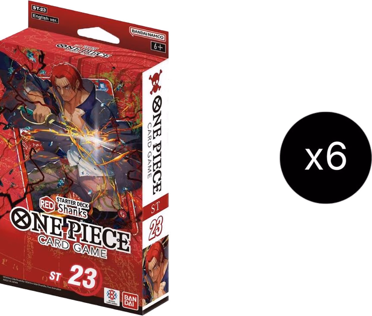 One Piece ST-23: Starter Deck 23 RED Shanks Starter Deck 23: RED Shanks Display