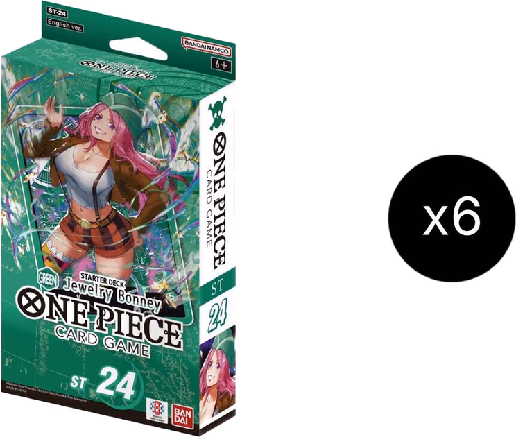 One Piece Starter Deck 24: GREEN Jewelry Bonney Display