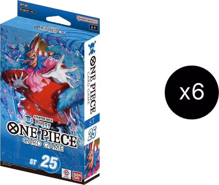 One Piece ST-25: Starter Deck 25 BLUE Buggy Starter Deck 25: BLUE Buggy Display