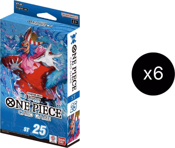 One Piece Starter Deck 25: BLUE Buggy Display
