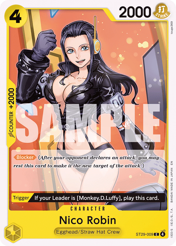 Nico Robin One Piece card (ST29-009, Starter Deck 29: Egghead)