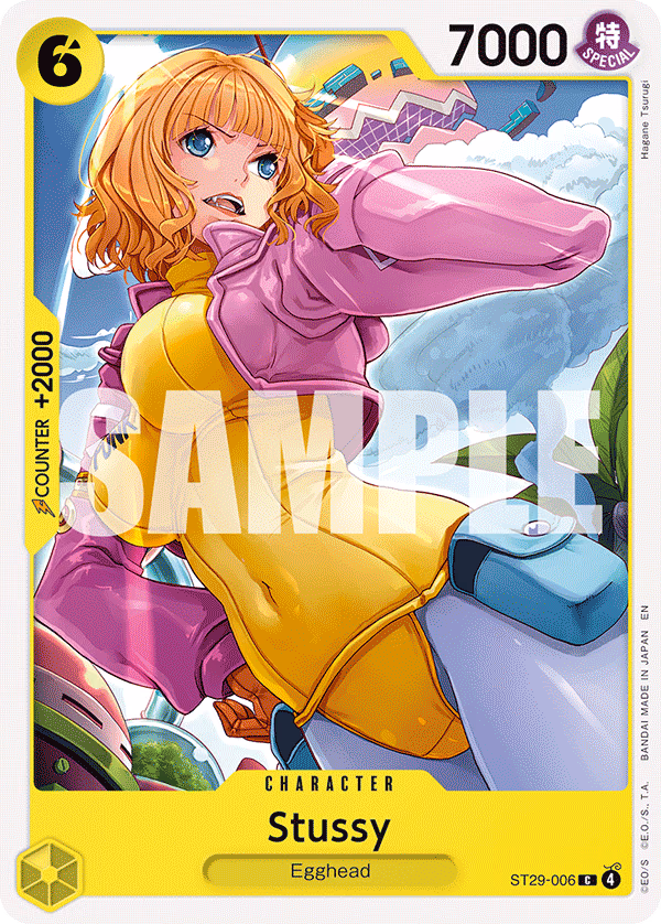 Stussy One Piece card (ST29-006, Starter Deck 29: Egghead)