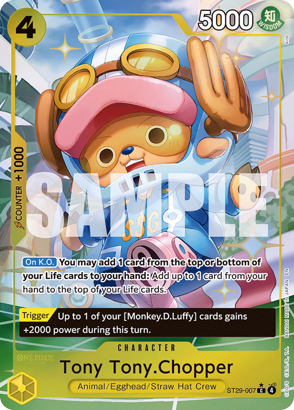 Tony Tony.Chopper (Full Art) One Piece card (ST29-007, Starter Deck 29: Egghead)
