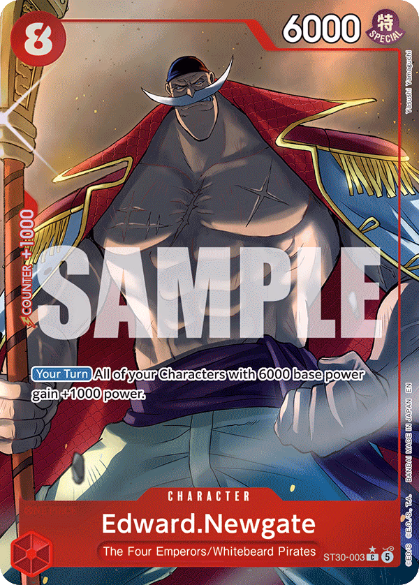 Edward.Newgate (Full Art) One Piece card (ST30-003, Starter Deck EX: Luffy & Ace)