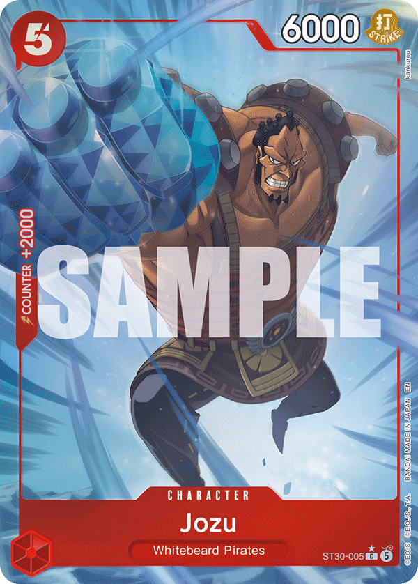Jozu (Full Art) One Piece card (ST30-005, Starter Deck EX: Luffy & Ace)