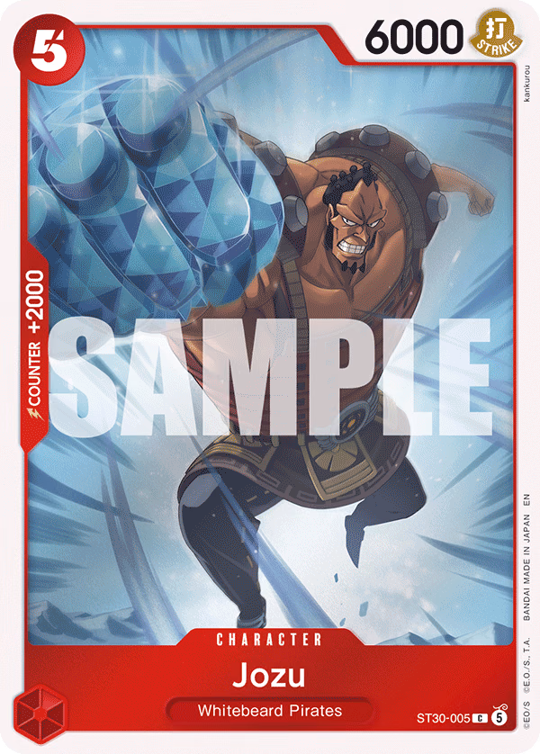 Jozu One Piece card (ST30-005, Starter Deck EX: Luffy & Ace)