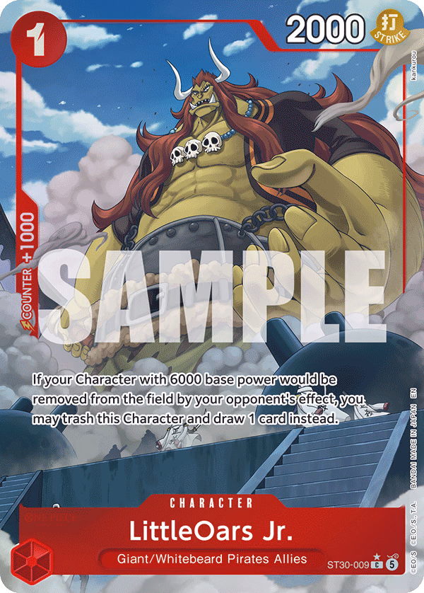 LittleOars Jr. (Full Art) One Piece card (ST30-009, Starter Deck EX: Luffy & Ace)
