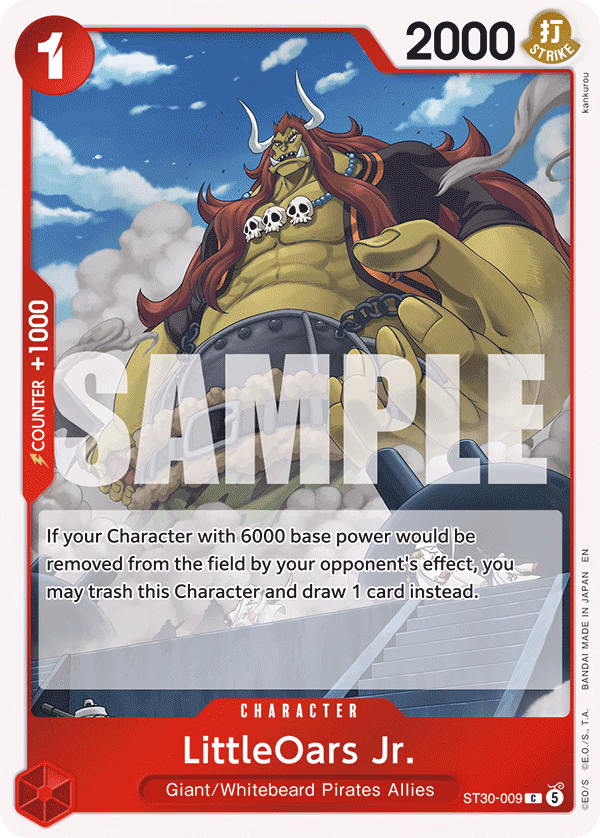 LittleOars Jr. One Piece card (ST30-009, Starter Deck EX: Luffy & Ace)