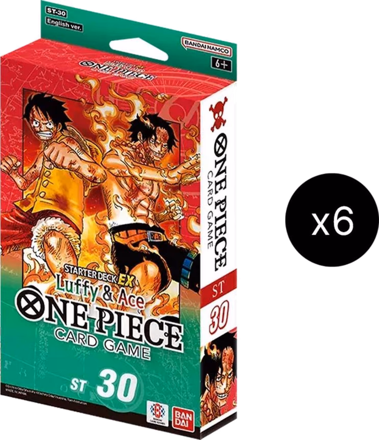 One Piece Starter Deck EX: Luffy & Ace Display