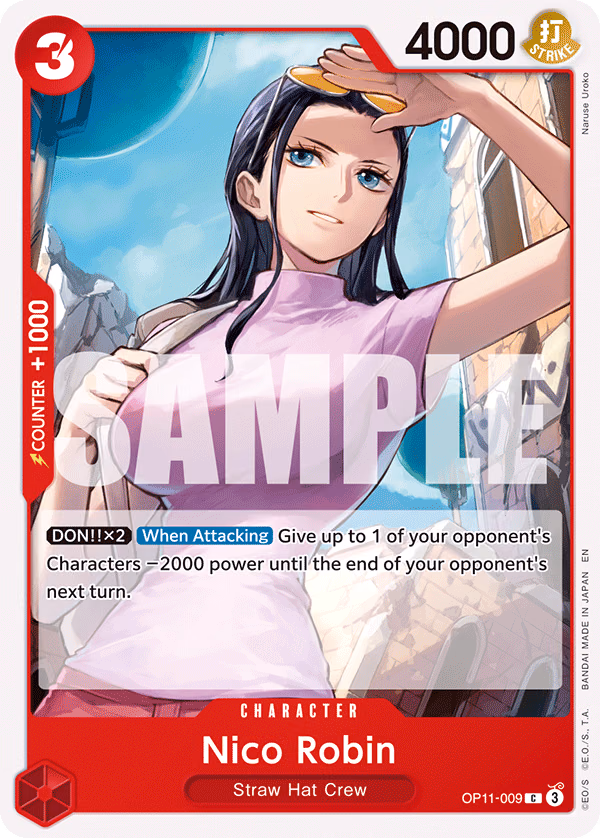 Nico Robin (Reprint) One Piece card (OP11-009, Starter Deck 31: RED Monkey.D.Luffy)