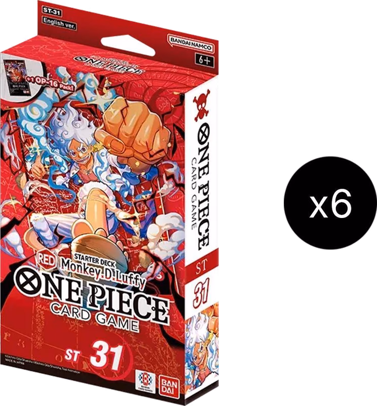 One Piece Starter Deck 31: RED Monkey.D.Luffy Display