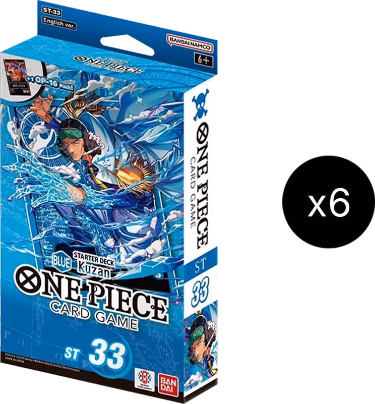One Piece Starter Deck 33: BLUE Kuzan Display