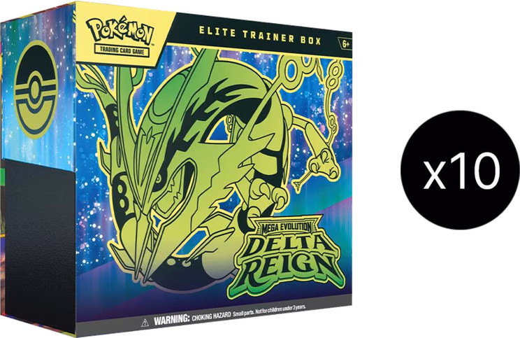 Pokemon Delta Reign Elite Trainer Box Case