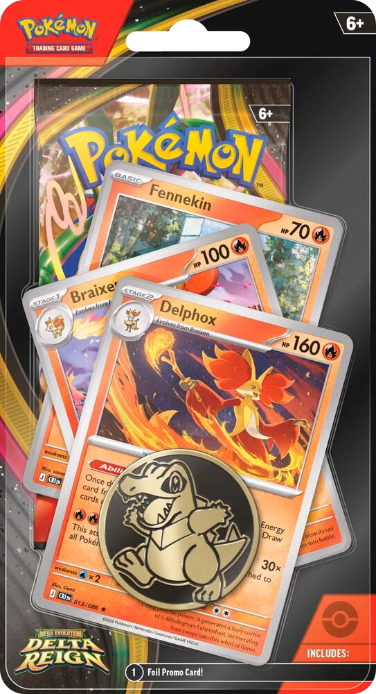 Pokemon Delta Reign Premium Checklane Blister [Delphox Line]