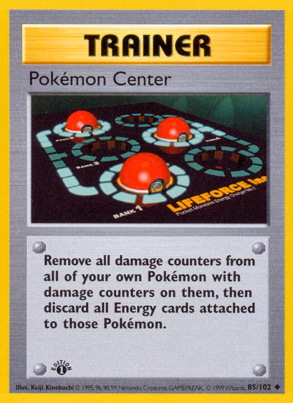 Pokémon Center Pokemon card (85/102, Base)