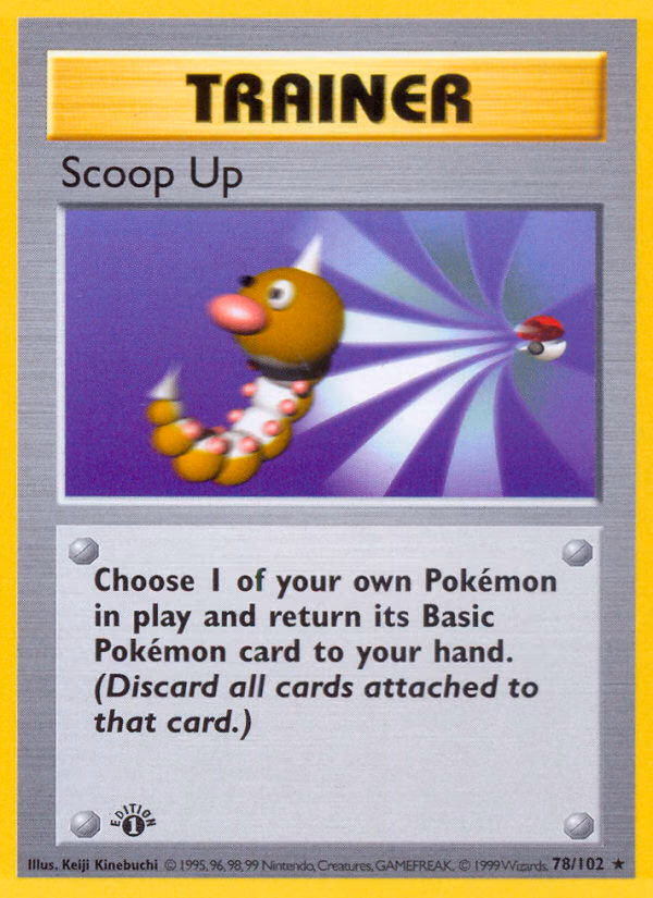 Scoop Up Pokemon card (78/102, Base)