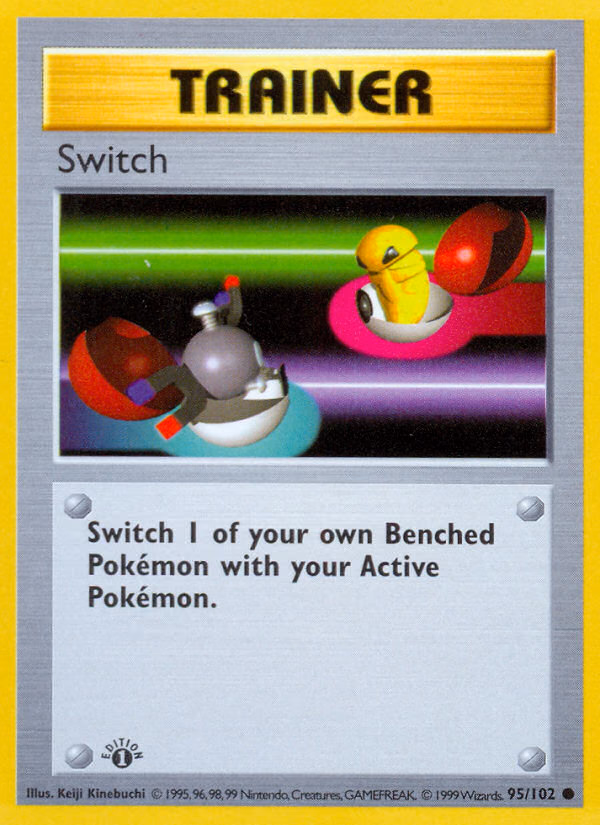 Switch Pokemon card (95/102, Base)