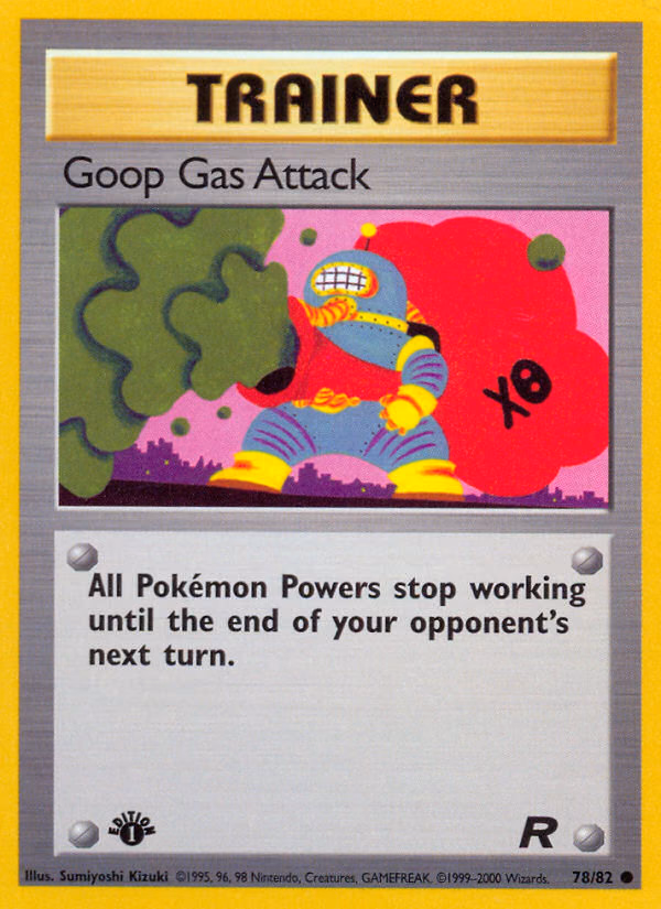 Goop Gas Attack (Unlimited) Pokemon card (78/82, Team Rocket)