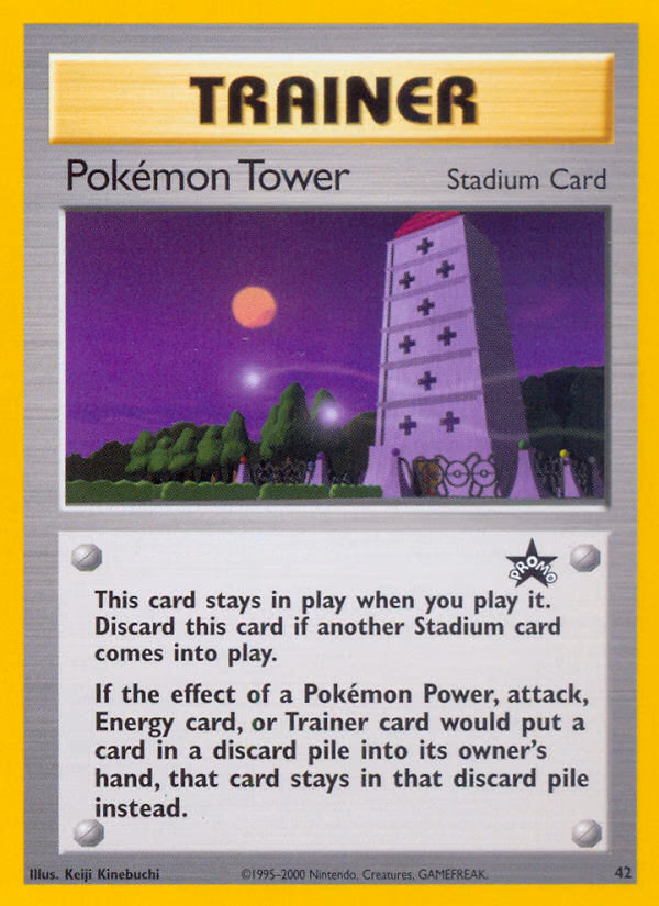 Pokémon Tower Pokemon card (42, Wizards Black Star Promos)