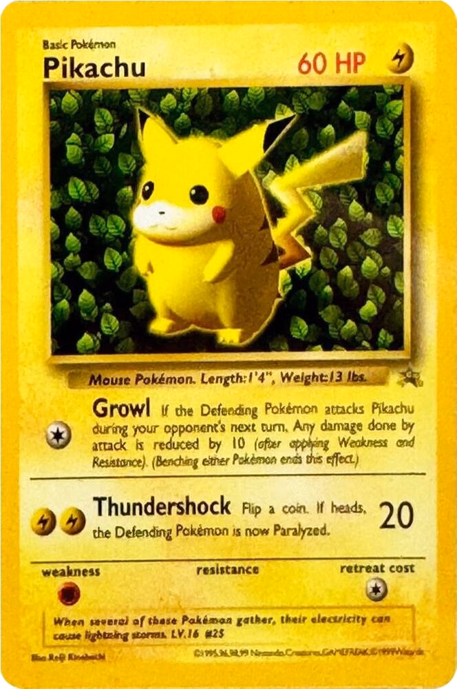 Pokemon Wizards Black Star Promos Pikachu (Corocoro Grey Star)