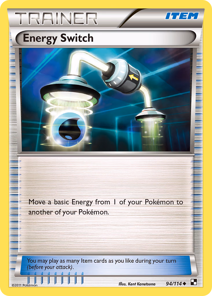 Energy Switch Pokemon card (94/114, Black & White)