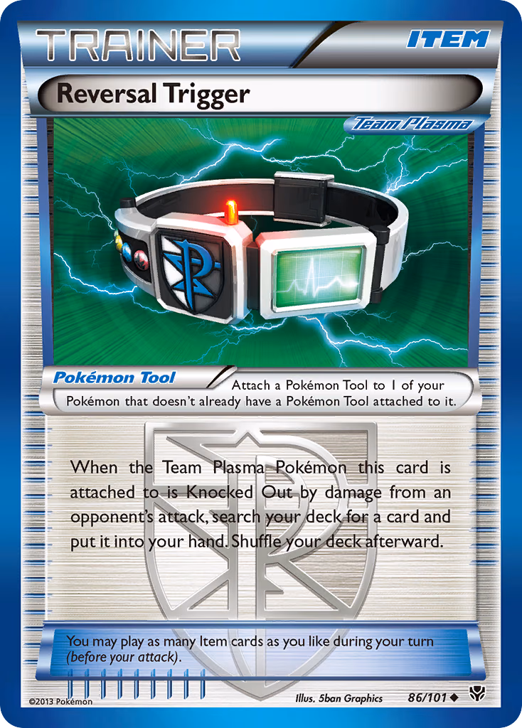 Reversal Trigger Pokemon card (86/101, Plasma Blast)