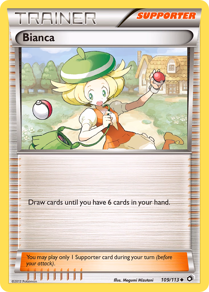 Bianca Pokemon card (109/113, Legendary Treasures)