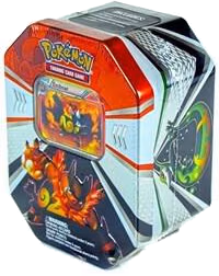 Pokemon Emerging Powers Evolved Battle Action Tin [Emboar]