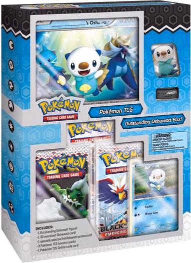 Pokemon Emerging Powers Starter Figure Boxes: Outstanding Oshawott Box