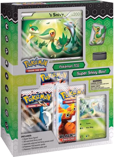Pokemon Emerging Powers Starter Figure Boxes: Super Snivy Box