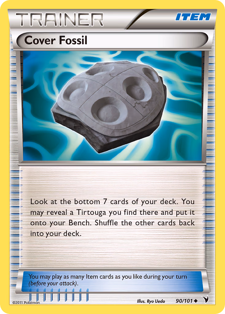 Cover Fossil Pokemon card (90/101, Noble Victories)